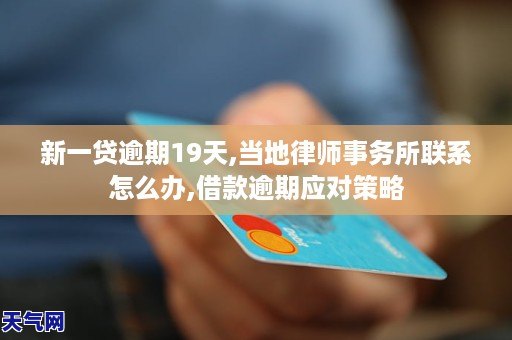 乐鱼app：新一贷过期19天外地讼师事情所接洽怎样办告贷过期应对战略(图1)